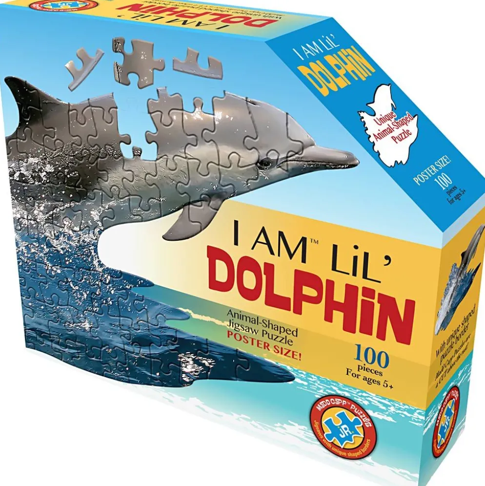 Djurformat pussel, Delfin, 100 delar/ 1 förp.