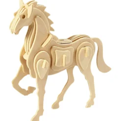 3D konstruktionsfigur, Häst, stl. 18x4,5x16 cm, 1 st.