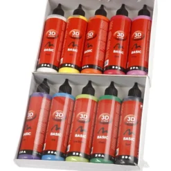 3D-liner, täckande, mixade färger, 1000 ml, 10x100 ml/ 1 förp.