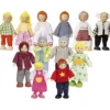 Dockfamilj, stl. 7-13 cm, 12 st./ 1 förp.