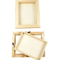 3D-ramar med glas, D: 2,5 cm, stl. 18,2x23,2 cm, 1 st.