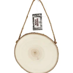 Dörrskylt, Dia. 12-14 cm, tjocklek 1,5 cm, 1 st.
