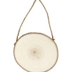 Dörrskylt, Dia. 12-14 cm, tjocklek 1,5 cm, 1 st.