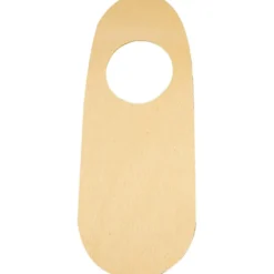 Dörrskylt med hål, H: 25 cm, B: 10 cm, 1 st.