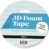3D-Tejp, B: 12 mm, tjocklek 2 mm, 5 m/ 1 rl.
