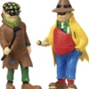 Dunder-Karlsson och Blom figurer, stl. 10 cm, 2 st./ 1 set