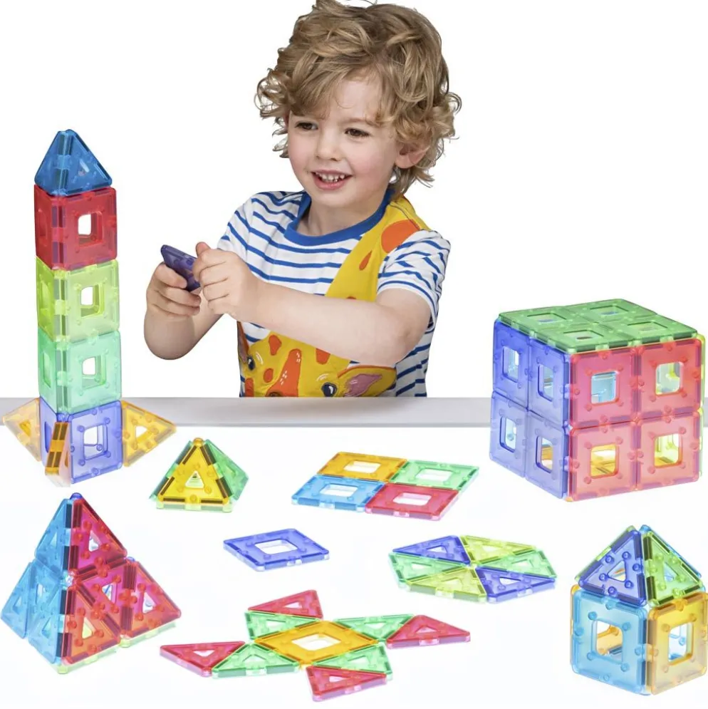 Eco Polydron Kindermag, stl. 7x7 cm, 96 delar/ 1 set