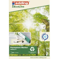 Edding EcoLine märkpenna 21, svart, 10 st./ 1 förp.