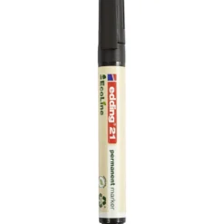 Edding EcoLine märkpen, nr. 21, spets 1,5-3 mm, svart, 1 st.
