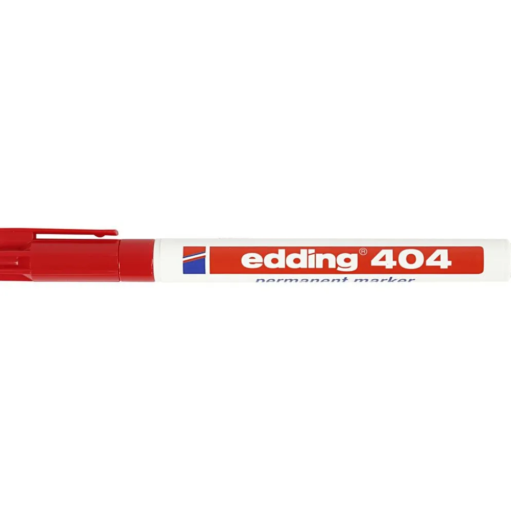 Edding 404 Tuschpennor, spets 0,75 mm, röd, 1 st.
