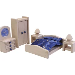 Educo Dockhusmöbler, Sovrum, stl. 3-14 cm, 10 st./ 1 set