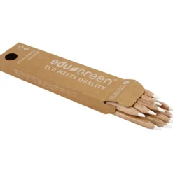 Edugreen Kraftiga Färgpennor, kärna 5 mm, vit, 10 st./ 1 förp.