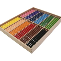 edu Jumbo Färgblyertspennor, tjocklek 10 mm, kärna 5 mm, mixade färger, 12x12 st., 144 st./ 1 förp.