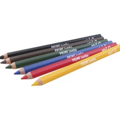 edu Kraftiga Färgblyertspennor, tjocklek 10 mm, kärna 6,25 mm, mixade färger, 6 st./ 1 förp.
