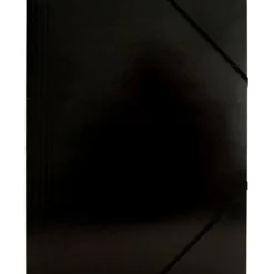 Elastikmappar, A4, stl. 22,9×32,4 cm, svart, 1 st.