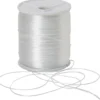 Elastisk smyckestråd, flat, B: 1 mm, 500 m/ 1 rl.
