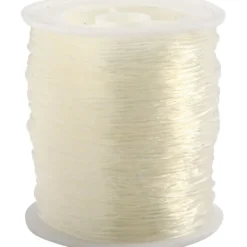 Elastisk smyckestråd, rund, tjocklek 1 mm, 50 m/ 1 rl.