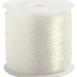Elastisk smyckestråd, rund, tjocklek 0,5 mm, 100 m/ 1 rl.