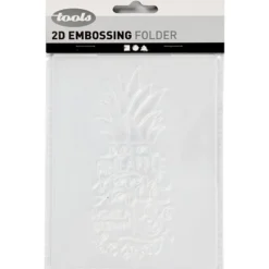 Embossingfolder, ord, stl. 11x14 cm, tjocklek 2 mm, 1 st.