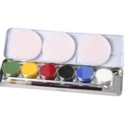 Eulenspiegel Ansiktsfärg, mixade färger, 6 färg/ 1 set