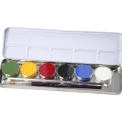 Eulenspiegel Ansiktsfärg, mixade färger, 6 färg/ 1 set
