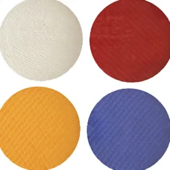 Eulenspiegel Ansiktsfärg - sminkset , Clown, mixade färger, 1 set