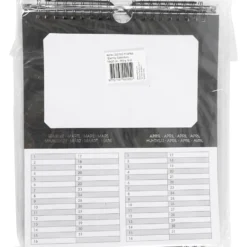 Evighetskalender, stl. 19x23 cm, Hålstl. 15,3x9,2 cm, 180 g, 5 st./ 1 förp.