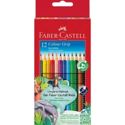 FABER-CASTELL Classic färgpennor, kärna 3 mm, mixade färger, 12 st./ 1 förp.