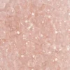 Facettpärlor, stl. 3x4 mm, Hålstl. 0,8 mm, rosa, 100 st./ 1 förp.