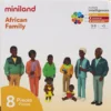 Familj, afrikanskt, H: -12 cm, 8 st./ 1 förp.