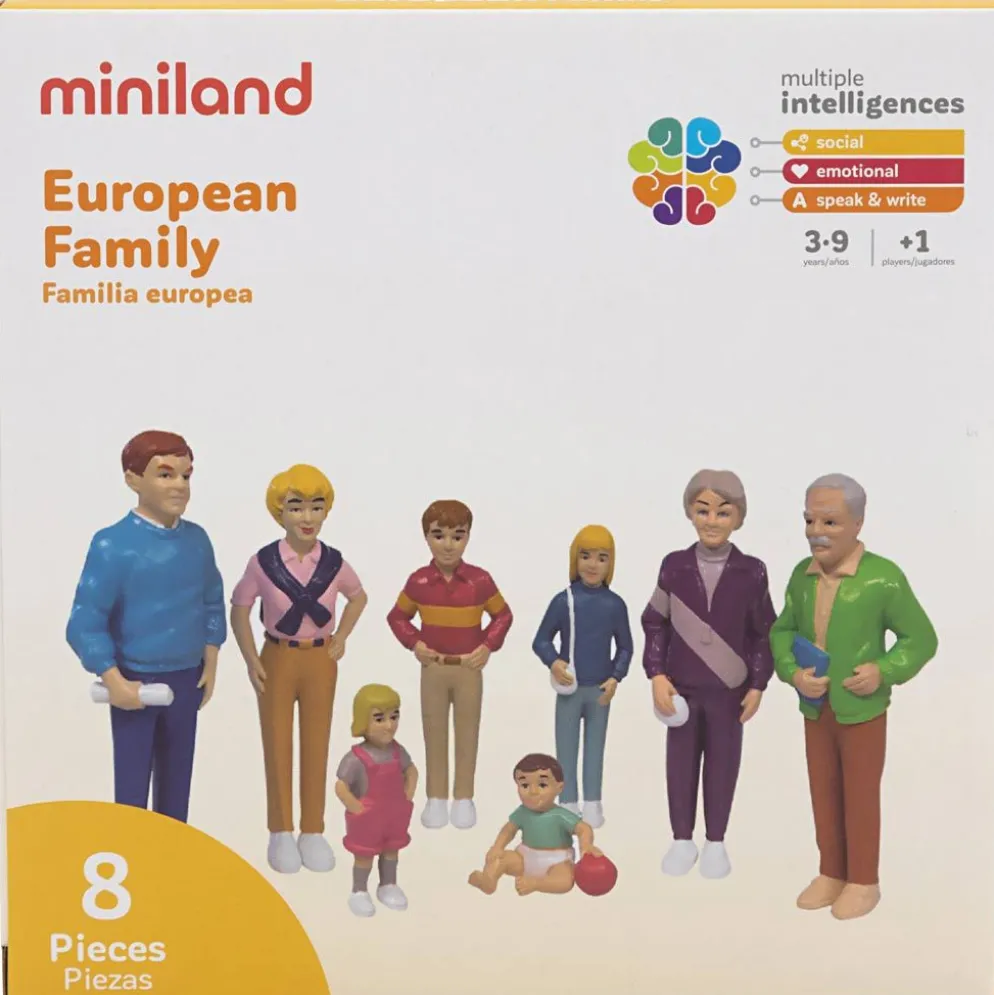 Familj, europeiskt, H: -12 cm, 8 st./ 1 förp.