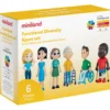 Familj, Funktionsnedsättningar, H: 13 cm, 6 delar/ 1 förp.