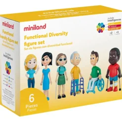 Familj, Funktionsnedsättningar, H: 13 cm, 6 delar/ 1 förp.
