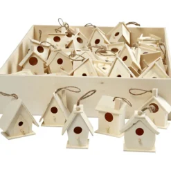 Fågelholkar mini, H: 7 cm, 6x10 st./ 1 förp.