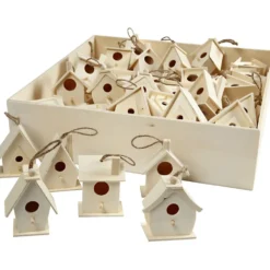 Fågelholkar mini, H: 7 cm, 6x10 st./ 1 förp.
