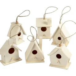Fågelholkar mini, H: 7 cm, 6x10 st./ 1 förp.