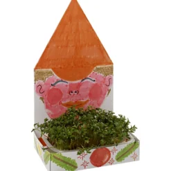 Figurformade krasselådor, hus, H: 20 cm, vit, 6 set/ 1 förp.