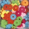 Filtblommor, stl. 35x45 mm, tjocklek 1,2 mm, 135 st./ 1 förp.