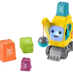 Fisher-Price stapelkran, H: 21 cm, L: 22,5