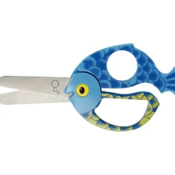 Fiskars Barnsax med Djurmotiv, fisk, L: 13 cm, 1 st.
