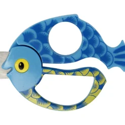 Fiskars Barnsax med Djurmotiv, fisk, L: 13 cm, 1 st.