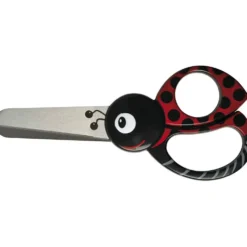 Fiskars Barnsax med Djurmotiv, Nyckelpiga, L: 13 cm, 1 st.