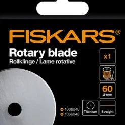 Fiskars Knivblad till rullkniv, Dia. 60 mm, 1 st.