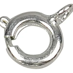 Fjäderringslås, Dia. 7 mm, silver, 100 st./ 1 förp.