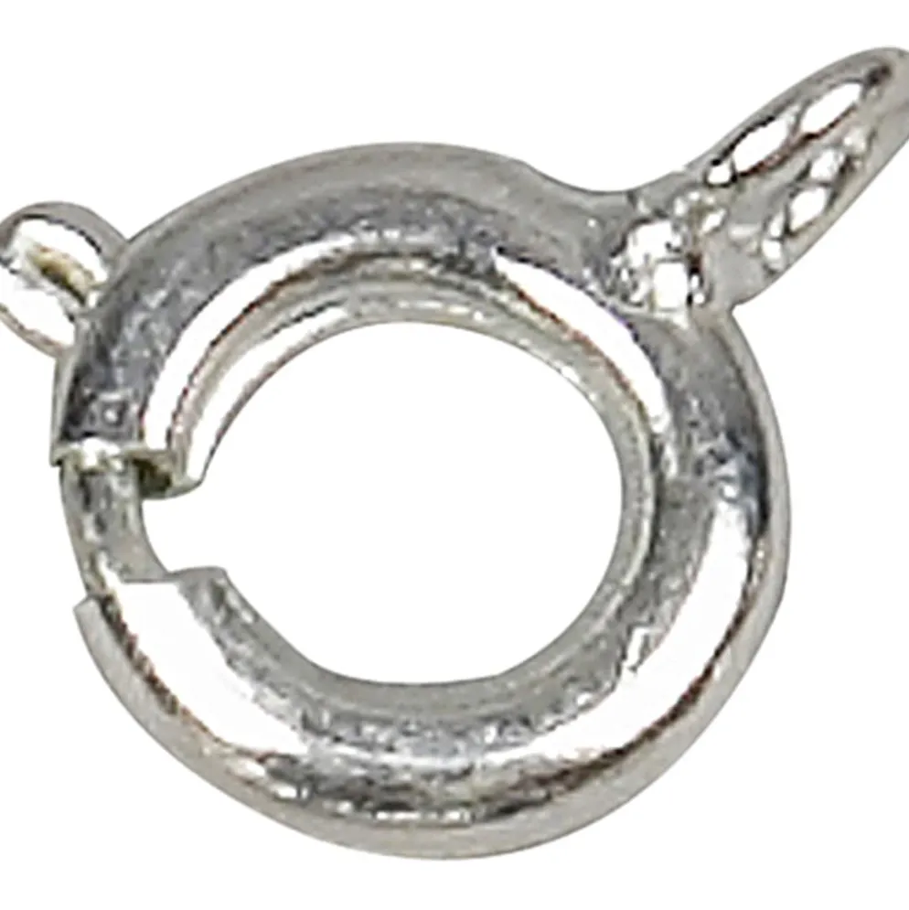 Fjäderringslås, Dia. 7 mm, silver, 100 st./ 1 förp.