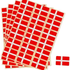 Flaggor, stl. 15x22 mm, 72 st./ 1 förp., Danmark