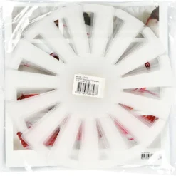 Fläta enkelt schablon, H: 6 cm, Dia. 8 cm, transparent, 10 st./ 1 förp.