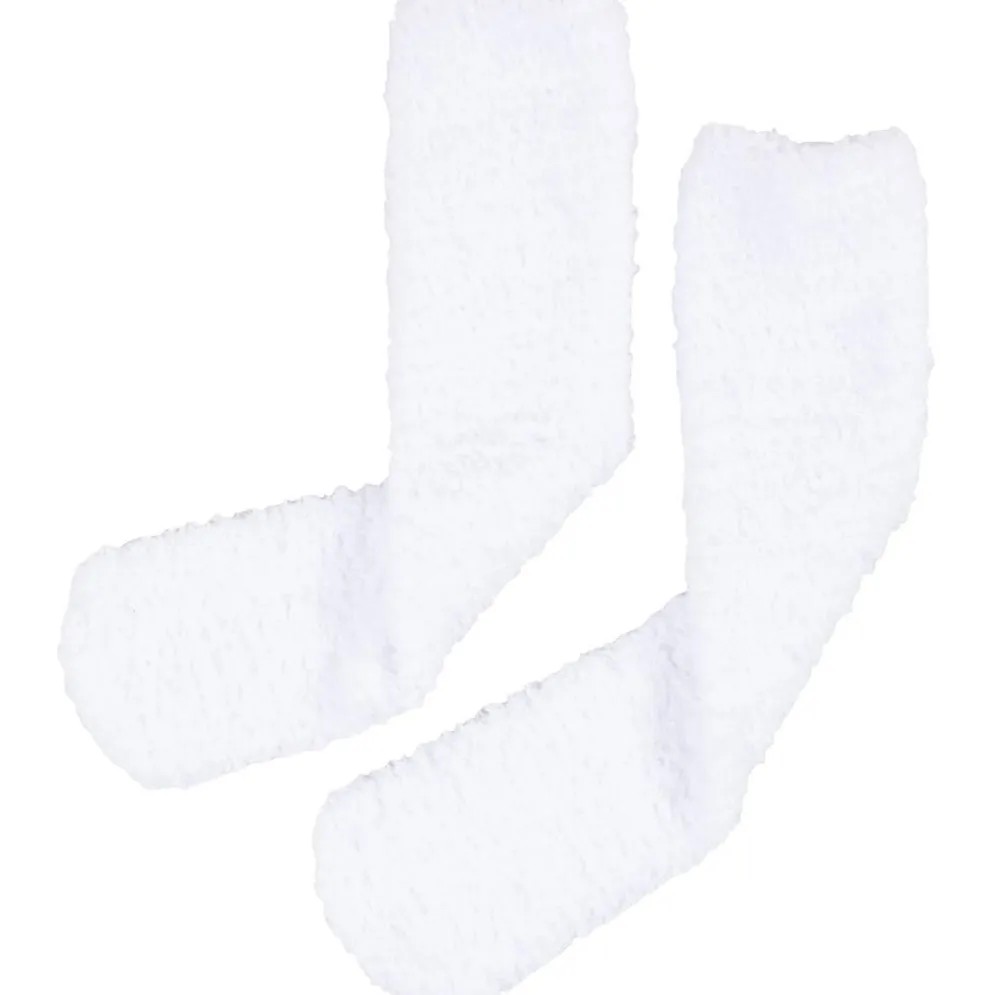 Fluffiga strumpor, stl. One-size, vit, 1 par