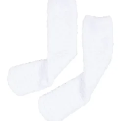 Fluffiga strumpor, stl. One-size, vit, 10 par/ 1 förp.