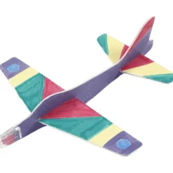 Flygplan, L: 19 cm, B: 17,5 cm, vit, 2 st./ 1 förp.